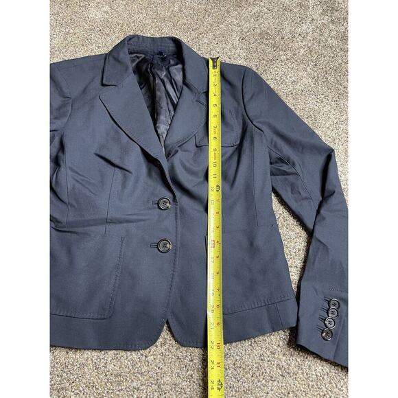 MARTIN + OSA Navy Wool Blend Blazer Jacket Women's Size Medium Career Classic - Picture 5 of 6